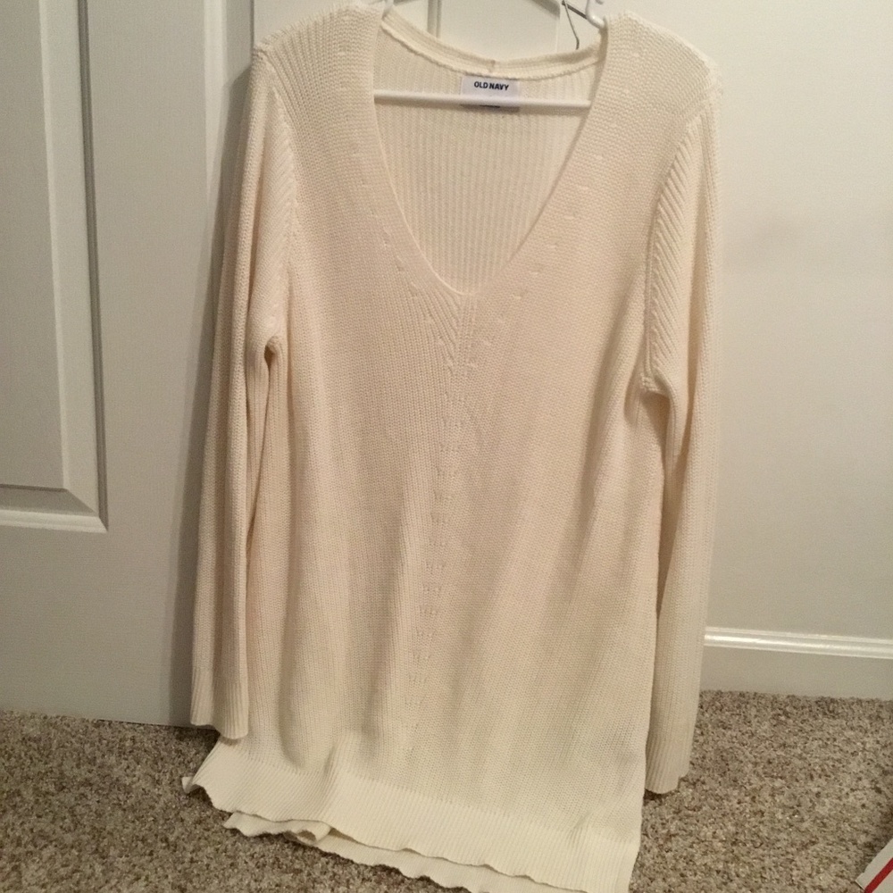 Cream sweater
